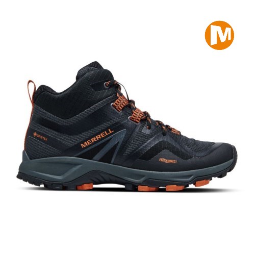 Pánské Trekové Boty Merrell MQM Flex 2 Mid GORE-TEX Černé (CZ. TQDEB)